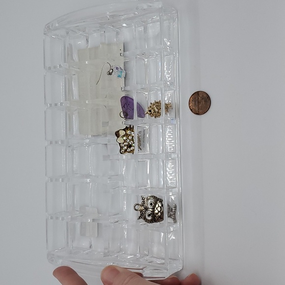 Bino lipstick Junkie 24 Compartment Acrylic Lipstick Polish Organizer Trinkets - Picture 4 of 4